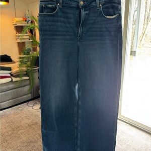 Paige Anessa Wide Leg Jeans - full length
